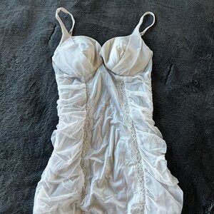 VS White Lace Chemise